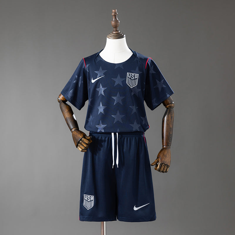 Kit Infantil da Seleção dos Estados Unidos 2026 Fora