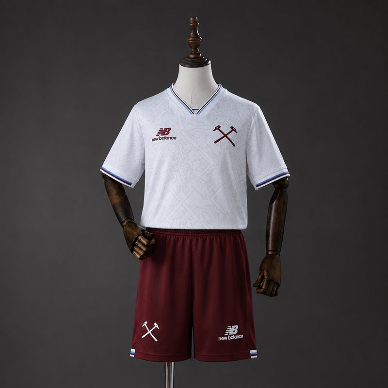 Kit Infantil West Ham 26/27 Fora
