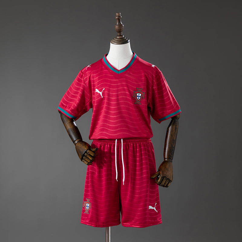 Kit Infantil da Seleção do Portugal 2026 Casa