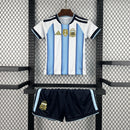 Kit Infantil da Seleção da Argentina 2026 Casa