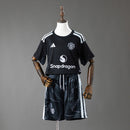 Kit Infantil Manchester United 26/27 Goleiro - Preto