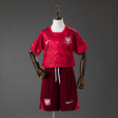 Kit Infantil da Seleção da Polônia 2026 Fora