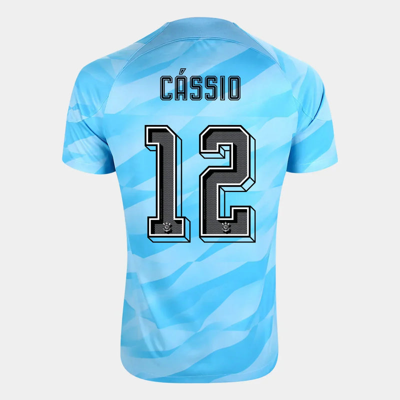 Camisa Goleiro Corinthians 2023/24 "Cássio 12" Azul