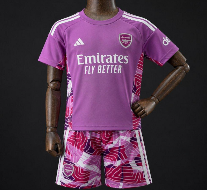 Kit Infantil Arsenal 26/27 Goleiro - Roxo