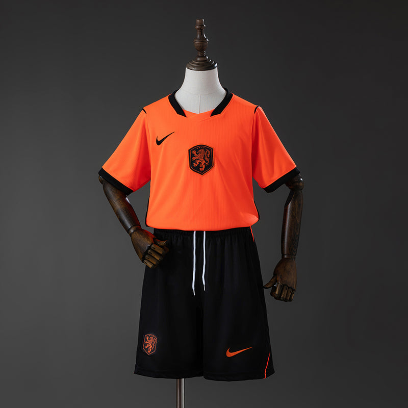 Kit Infantil da Seleção da Holanda 2026 Casa