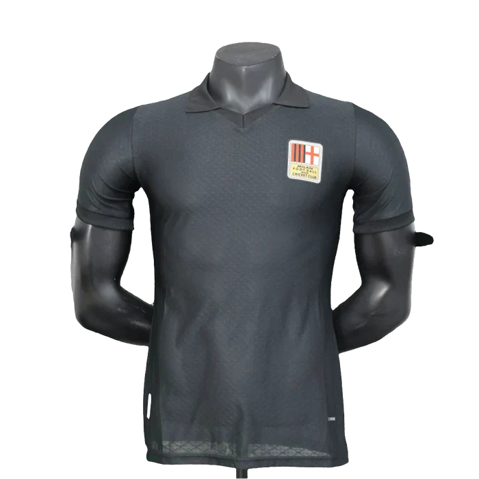 Camisa AC Milan 25/26 Ed. Especial 125º Aniversário Preta - Versão Jogador
