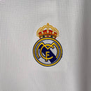 Camisa Real Madrid I Home 2019/20 Adidas Retrô Manga Longa Masculina - Branco