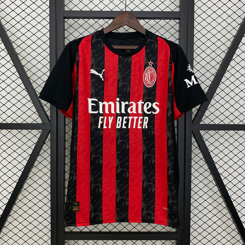 Camisa AC Milan 25∕26 Casa - Versão Torcedor
