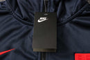 Conjunto Inverno França Azul Nike - Com Fecho e Capuz