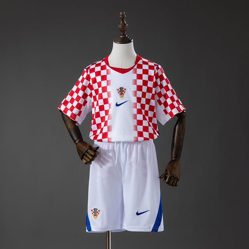 Kit Infantil da Seleção da Croácia 2026 Casa