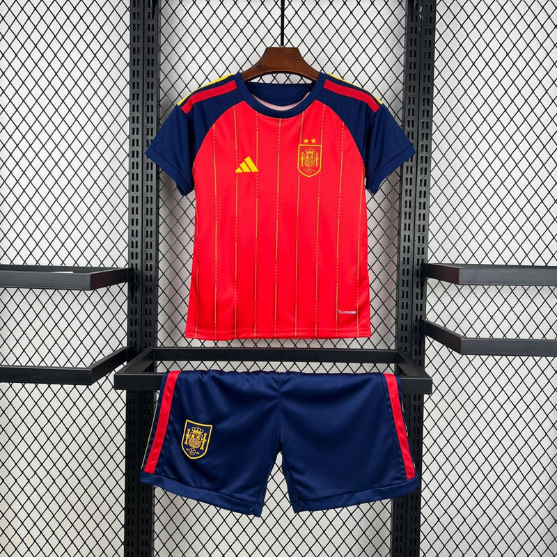 Kit Infantil da Seleção Espanhola 2026 Casa