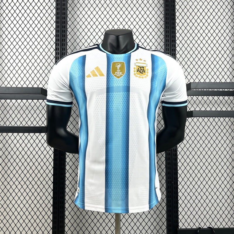 Camisa da Seleção Argentina 2026 Casa - Versão Jogador + Patch Campeão 2022 Grátis