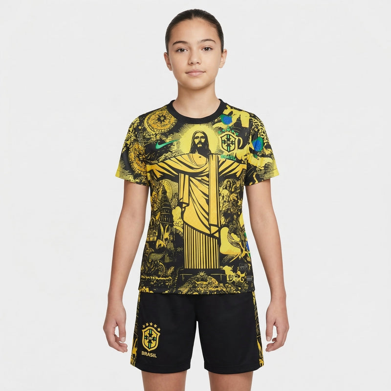 Conjunto Infantil Brasil Feminina  2024/2025 Edição especial