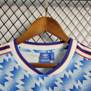 Manga Longa Manchester United Fora 90/92 - Versão Retrô